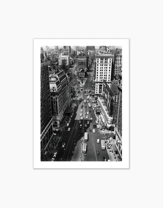 Times Square, New York 1937 — stampa fine art