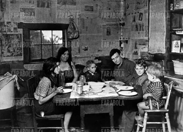 La famiglia di un minatore, West Virginia, 1936