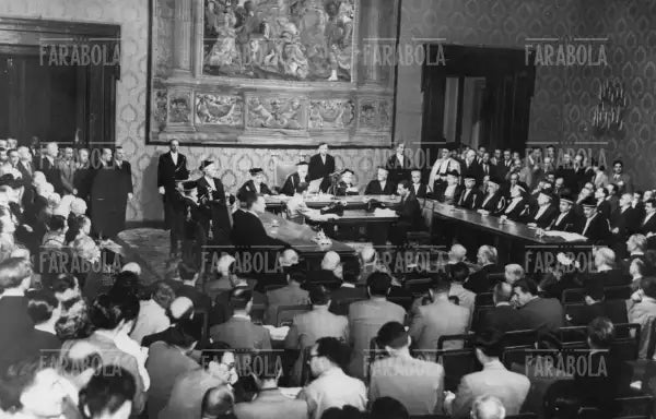 Cerimonia di proclamazione della Repubblica, Roma, 1946