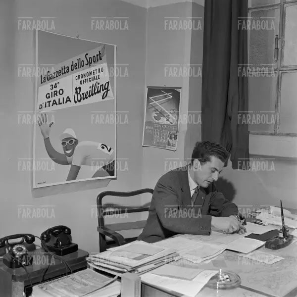 Preparativi per il Giro d'Italia, Gazzetta dello Sport, Milano, 1951