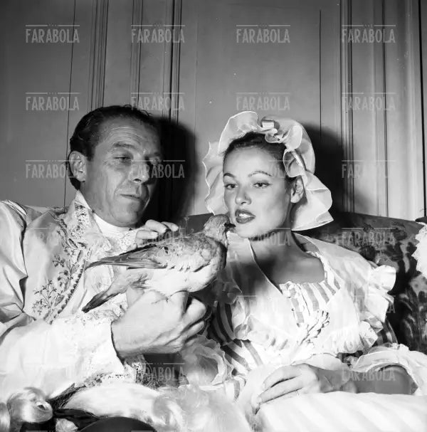 Gene Tierney al Bal Oriental a Palazzo Labia, Venezia, 1951