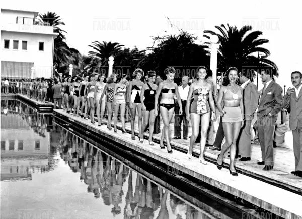 Alcune delle partecipanti a Miss Italia 1951