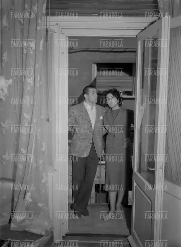 Tiberio Mitri e la moglie Fulvia Franco, Trieste, 1951
