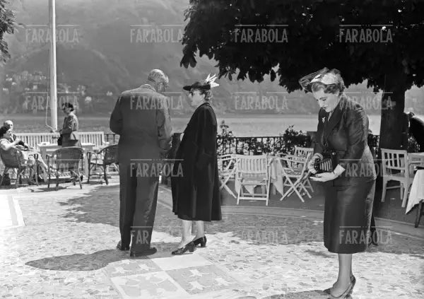 Ricevimento per gli esportatori della Rinascente, Villa d'Este, Como, 1952