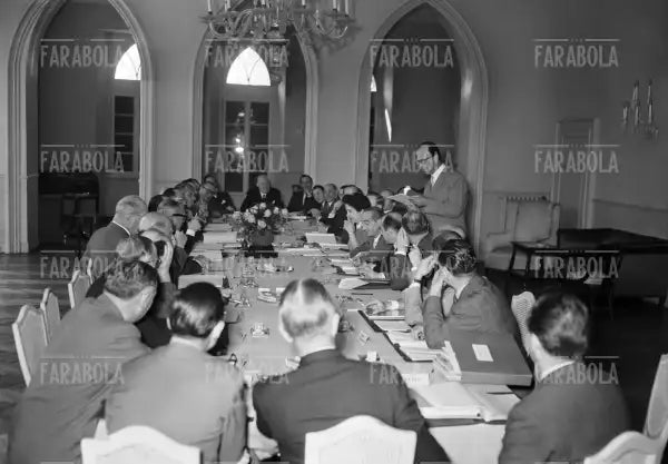 Ricevimento per gli esportatori della Rinascente, Villa d'Este, Como, 1952