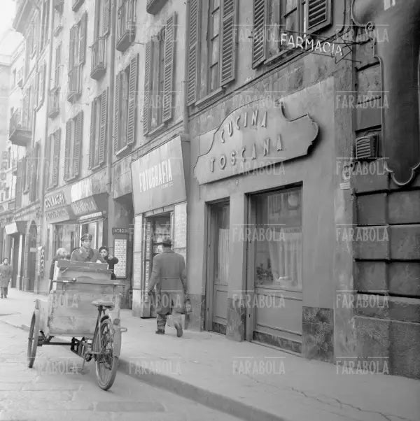 Trattoria toscana, Milano, 1953