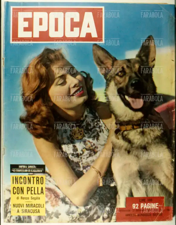 Sophia Loren, Copertina di Epoca, 1953