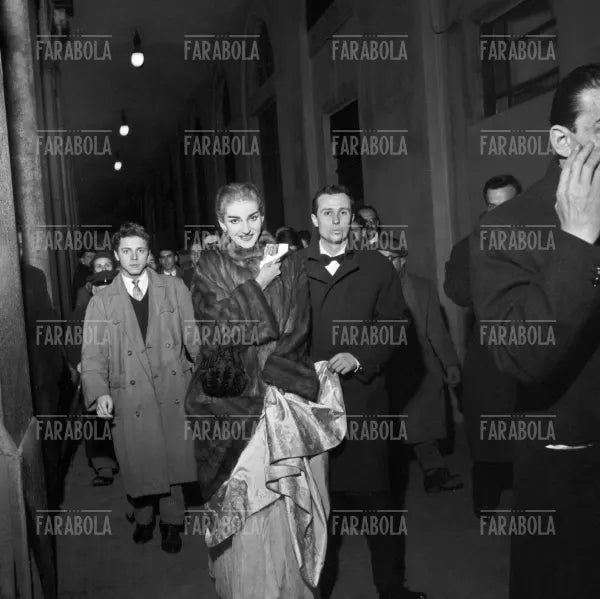 Maria Callas, Prima della Scala con La Vestale, Milano, 1954