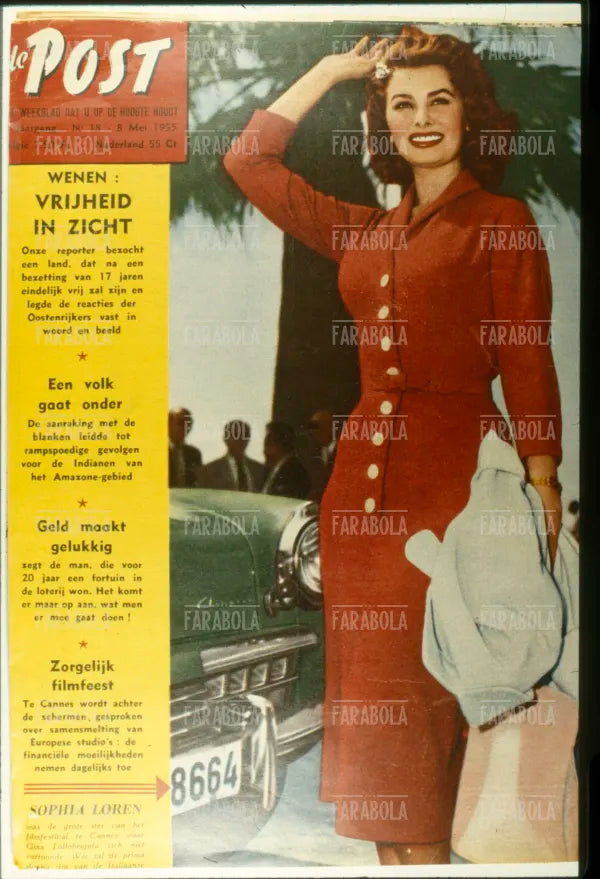 Sophia Loren, Copertina di Le Post, 1955