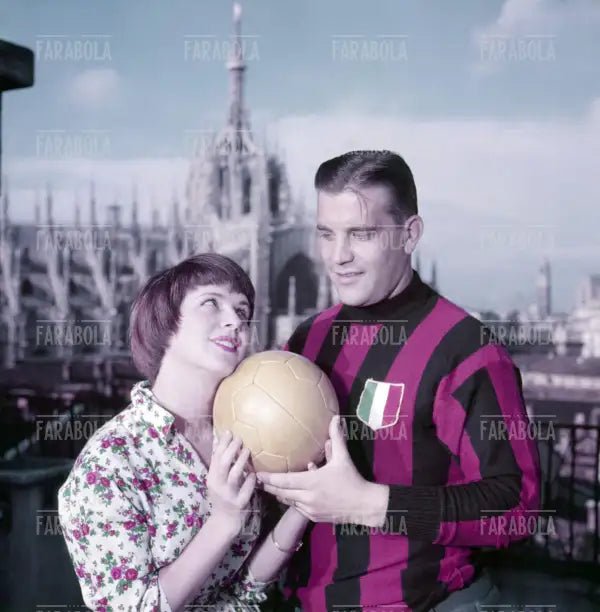 Delia Scala e Gunnar Nordahl, Milano, 1955