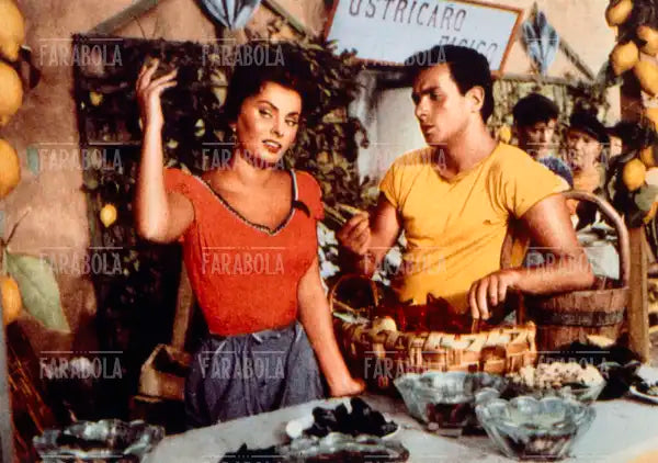 Sophia Loren e Antonio Cifariello, Film Pane, amore e..., 1955