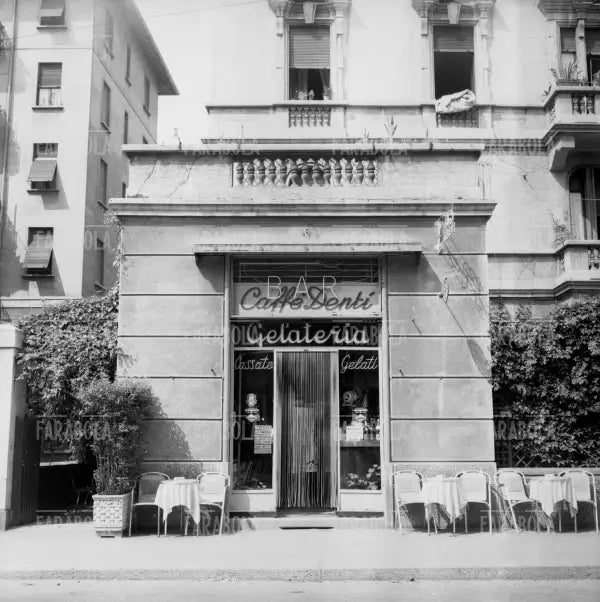 Bar gelateria, Milano, 1957
