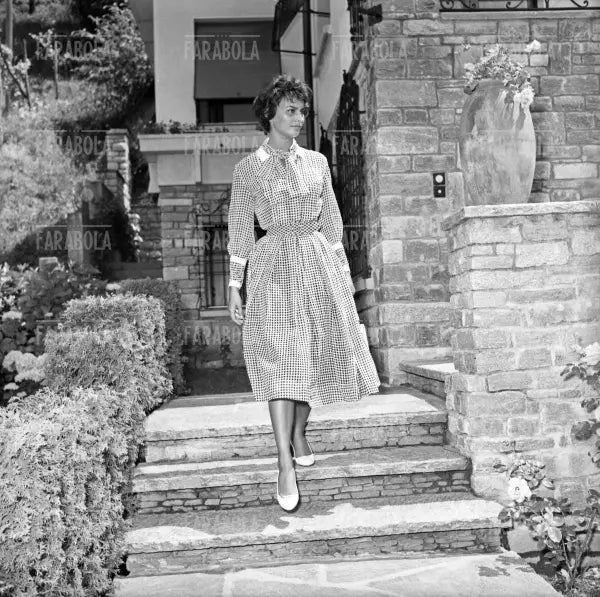Sophia Loren in vacanza, Mendrisio, 1957