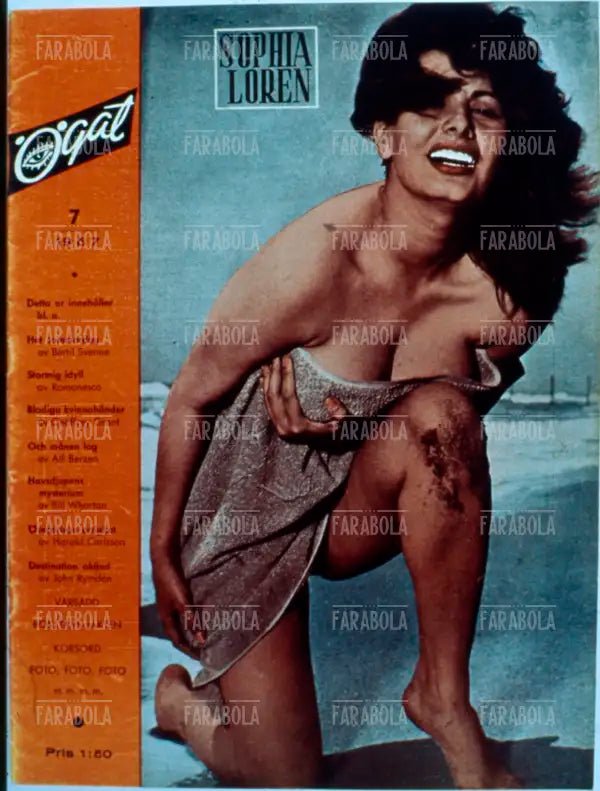 Sophia Loren, Copertina di Ogat, 1957