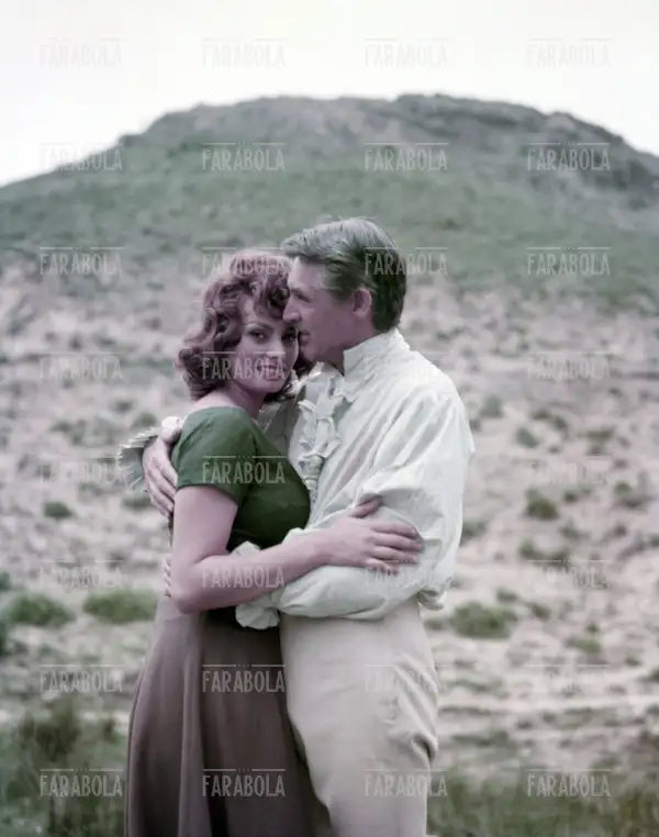 Sophia Loren e Cary Grant sul set, Film Orgoglio e passione, 1957
