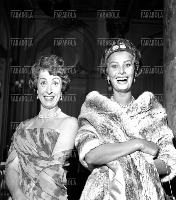 Sophia Loren e Danielle Darrieux, Festival di Cannes, 1958