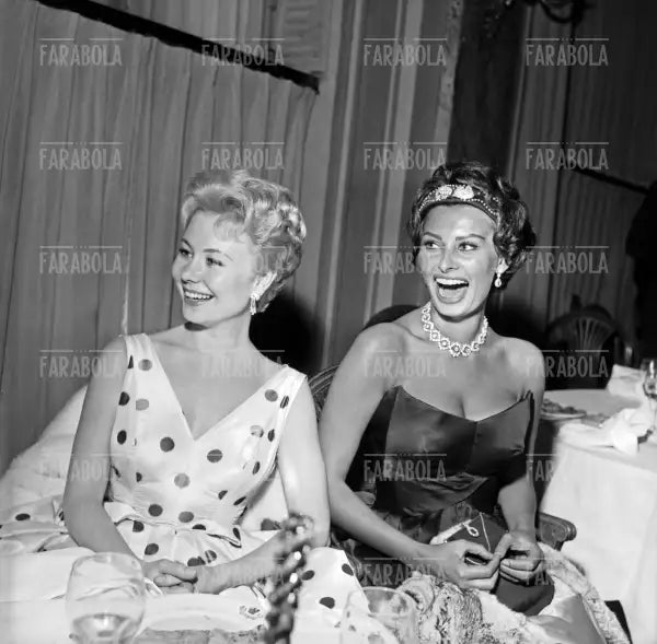 Sophia Loren e Mitzi Gaynor, Festival di Cannes, 1958