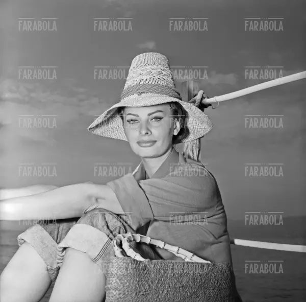 Sophia Loren in vacanza, Saint-Tropez, 1958