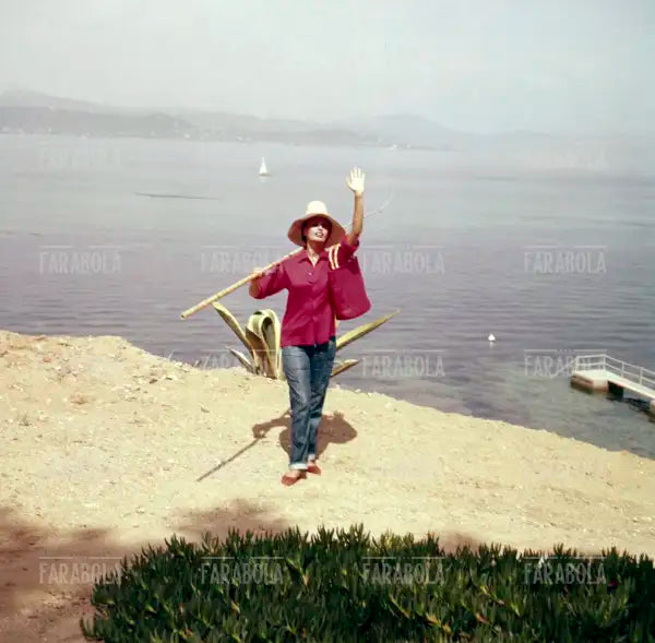 Sophia Loren in vacanza, Saint-Tropez, 1958