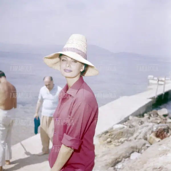 Sophia Loren in vacanza, Saint-Tropez, 1958
