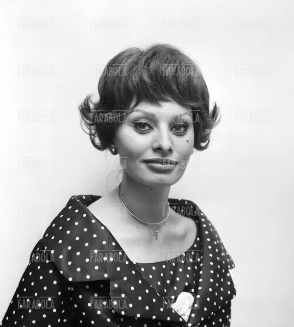 Sophia Loren durante le riprese del film Olympia, Vienna, 1959