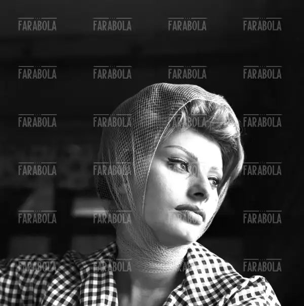 Sophia Loren durante le riprese del film Olympia, Vienna, 1959