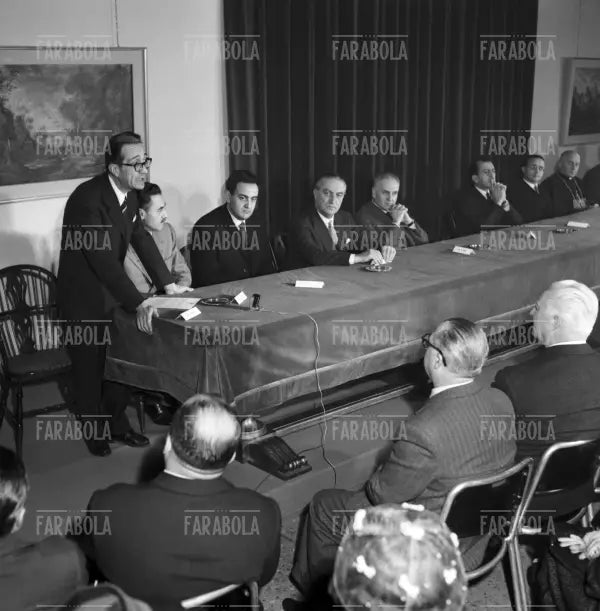 Aldo Borletti, Sitzung zum Compasso d'Oro in der Rinascente, Mailand, 1960