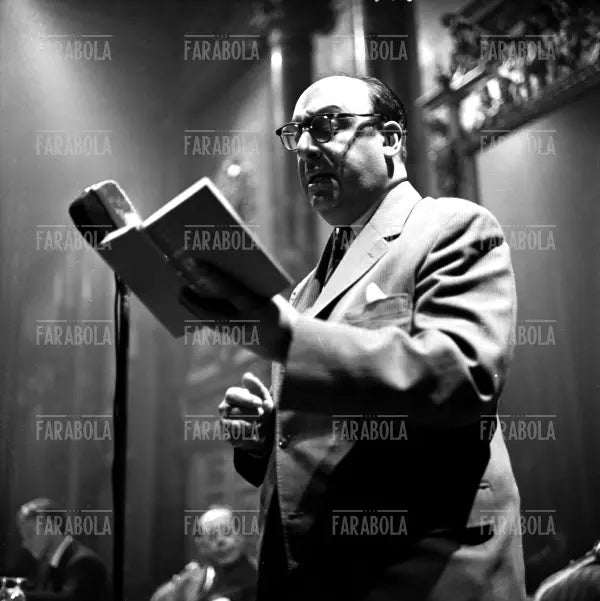 Pablo Neruda, Circolo della Stampa, Milano, 1960