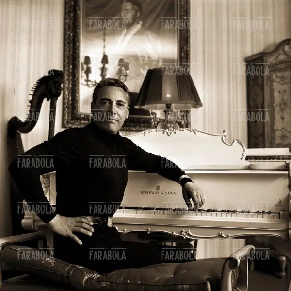 Mario Del Monaco nella sua villa, Lancenigo, anni 60