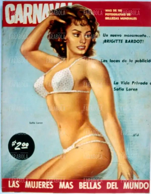 Sophia Loren, Copertina di Carnaval, anni 60