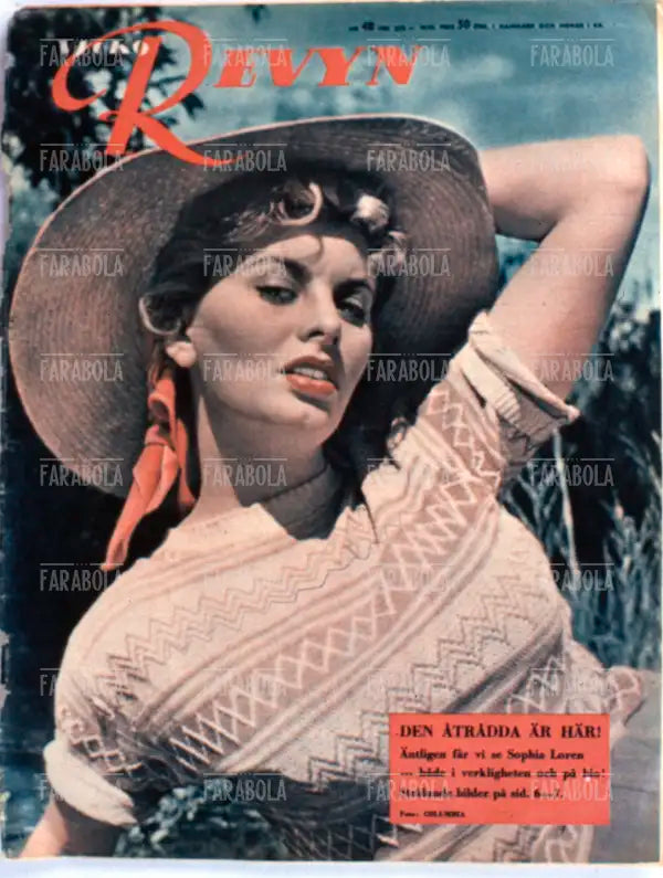 Sophia Loren, Copertina di Revyn, anni 60