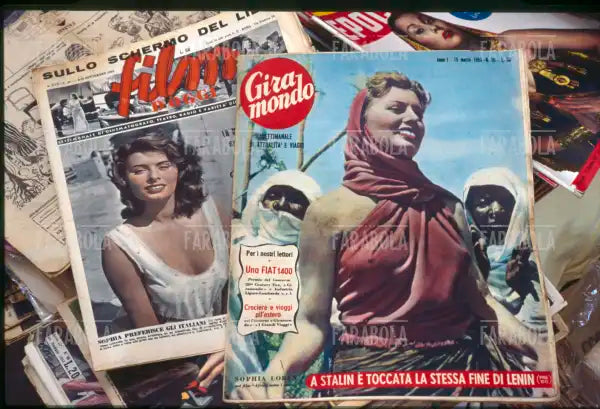 Sophia Loren, Copertine di Film d'Oggi e Giramondo, anni 60