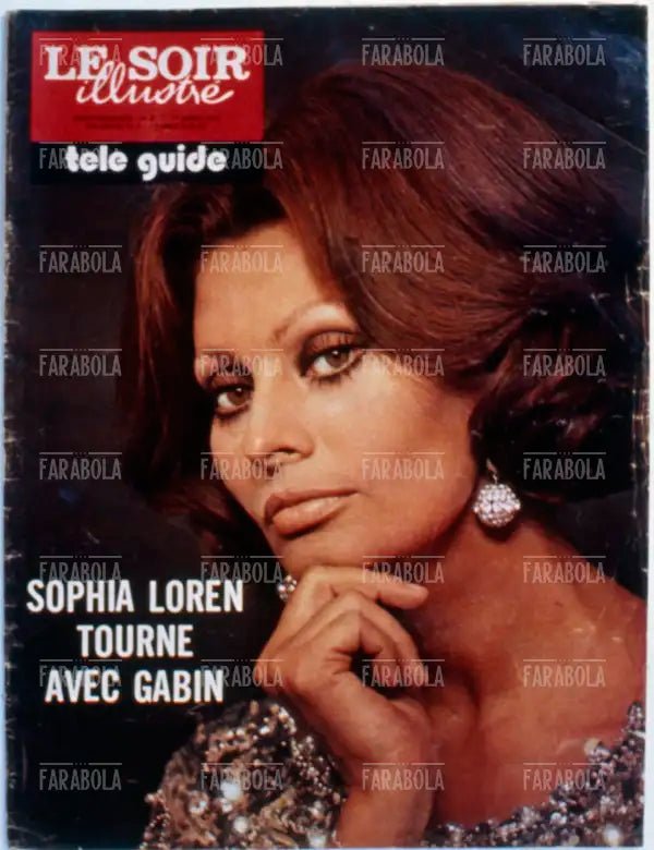 Sophia Loren, Copertina di Le Soir Illustré, anni 60