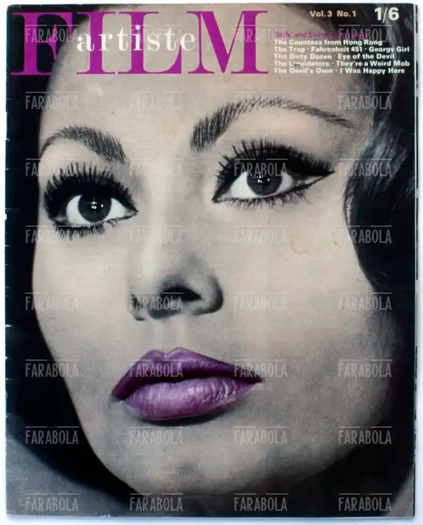 Sophia Loren, Copertina di Film Artiste, anni 60