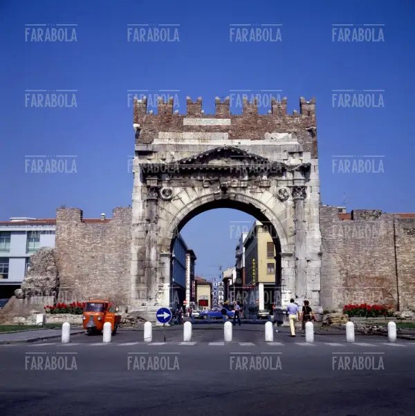 L'Arco di Augusto, Rimini, anni 60