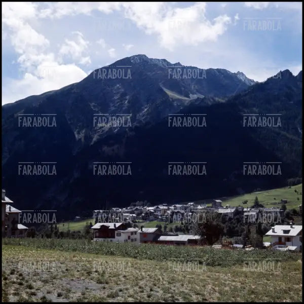 La frazione Dolonne a Courmayeur, anni 60