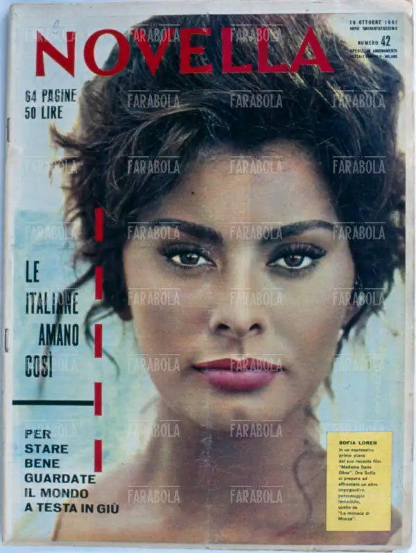 Sophia Loren, Copertina di Novella, 1961