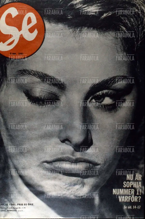 Sophia Loren, Copertina di Se, 1961