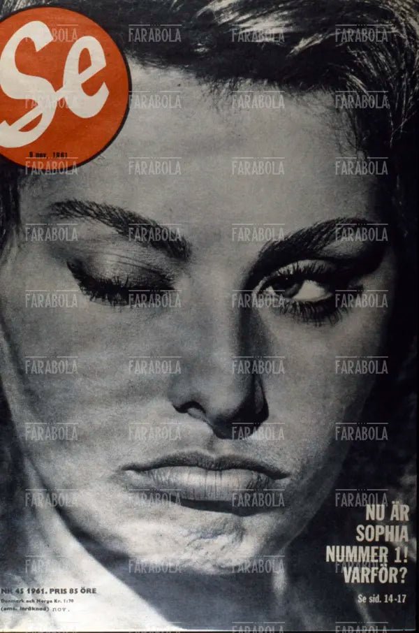 Sophia Loren, Copertina di Se, 1961