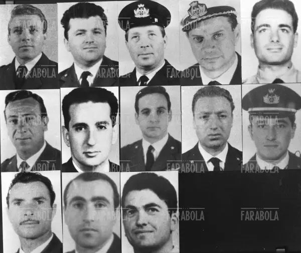 I 13 aviatori uccisi durante la tragedia di Kindu, 1961