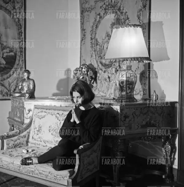 Sophia Loren a casa, Parigi, 1962