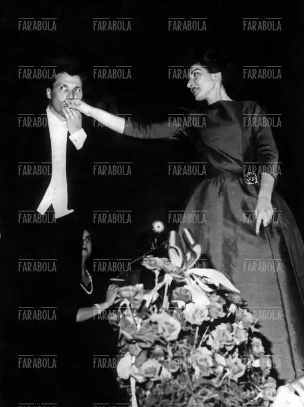 Georges PrÍtre e Maria Callas, Recital per l'Ordine di Malta, Thé‚tre des Champs-…lysées, Parigi, 1963