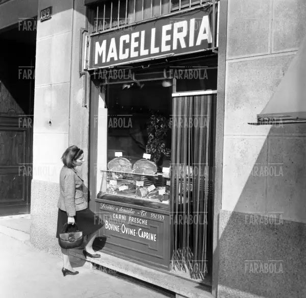 Macelleria, Milano, 1963