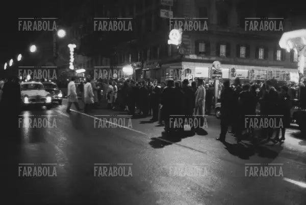 Via Veneto di notte, Roma, 1963