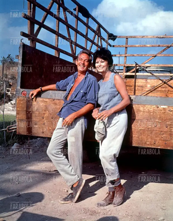 Sophia Loren e Peter Finch, Film Judith, 1966