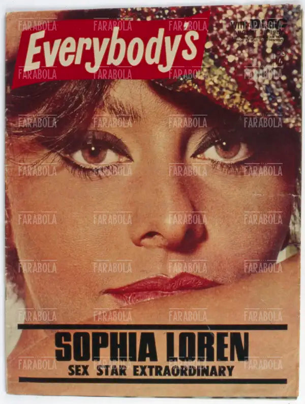 Sophia Loren, Copertina di Everybody's, 1967
