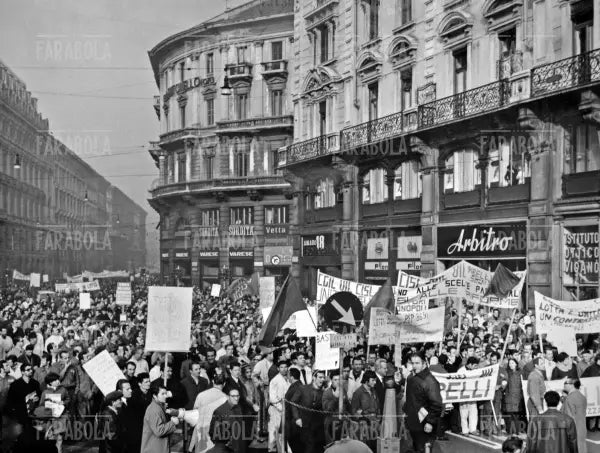 Sciopero dei metalmeccanici, Milano, 1970