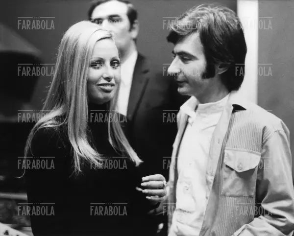 Maria Scicolone e Paolo Limiti, Milano, 1971