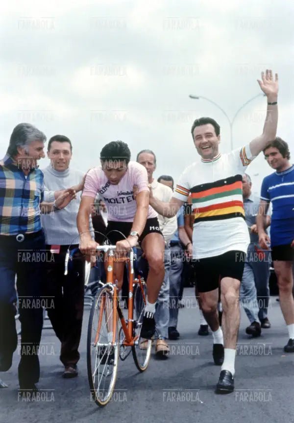 Eddy Merckx in maglia rosa, Giro d'Italia, 1972