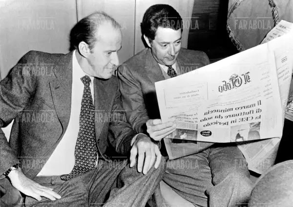 Leopoldo Pirelli e Umberto Agnelli, Assemblea di Confindustria, 1973